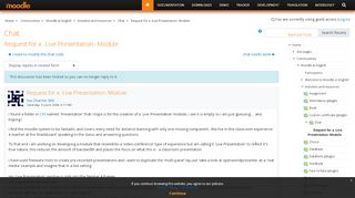 
                            9. Moodle in English: Request for a -Live Presentation- Module ...