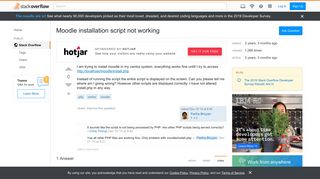 
                            3. Moodle installation script not working - Stack Overflow