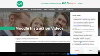 
                            5. Moodle Instruction Videos - SQT Training