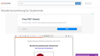 
                            13. Moodle-Kurzanleitung für Studierende - PDF - DocPlayer.org