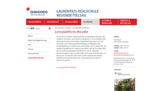 
                            11. Moodle: Laurentius-Realschule Neuendettelsau