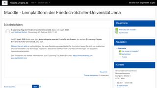 
                            9. Moodle - Lernplattform der Friedrich-Schiller-Universität Jena