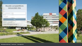 
                            1. Moodle Lernplattform Universität Ulm: Hier können Sie sich anmelden