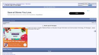 
                            9. Moodle Login IIT Kharagpur - 2018 2019 Student Forum - 2018-2019 ...