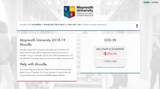 
                            2. Moodle | Maynooth University