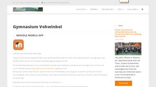 
                            3. Moodle Mobile App - Gymnasium Vohwinkel
