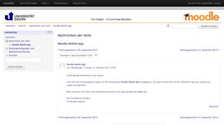 
                            6. Moodle Mobile App - Uni Siegen