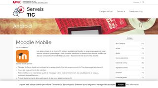 
                            5. Moodle Mobile - Món UVic