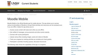 
                            12. Moodle Mobile | UNSW Current Students
