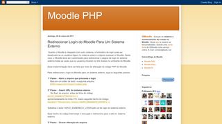 
                            13. Moodle PHP: Redirecionar Login do Moodle Para Um Sistema Externo