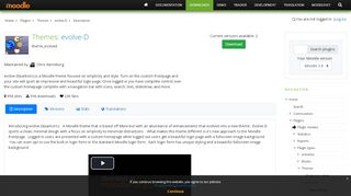
                            1. Moodle plugins directory: evolve-D