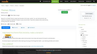 
                            12. Moodle plugins directory: Moove