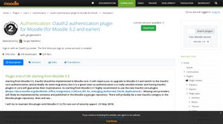 
                            10. Moodle plugins directory: Oauth2 authentication plugin for Moodle (for ...