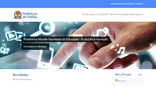 
                            1. Moodle - Prefeitura de Itatiba