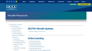 
                            6. Moodle Resources – Davidson County Community College