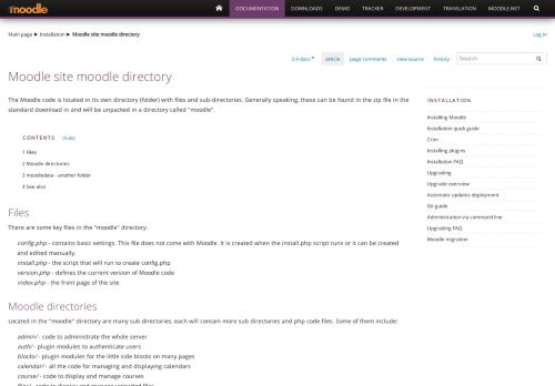 
                            1. Moodle site moodle directory - MoodleDocs