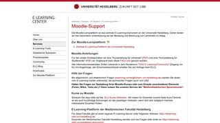 
                            7. Moodle-Support - Universität Heidelberg - Uni Heidelberg