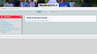
                            2. Moodle: SUSLA Student Email