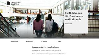 
                            3. Moodle - Universität Bielefeld