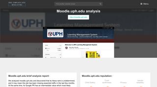 
                            9. Moodle Uph. moodle.uph.edu - FreeTemplateSpot