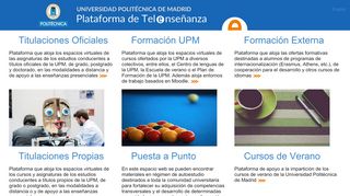 
                            11. Moodle UPM - Universidad Politécnica de Madrid