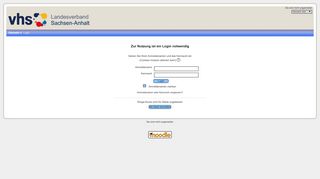 
                            3. Moodle-vhs: Login