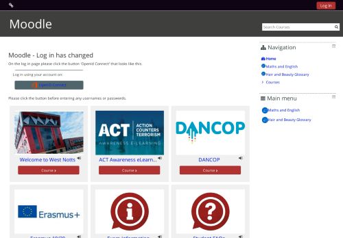 
                            8. Moodle - Vision West Nottinghamshire College