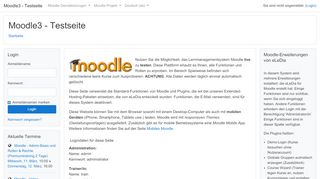 
                            4. Moodle3 - Testseite