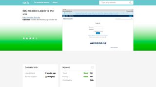 
                            13. moodle.ibs-b.hu - IBS Moodle: Log in to the site - Moodle IBS B - Sur.ly