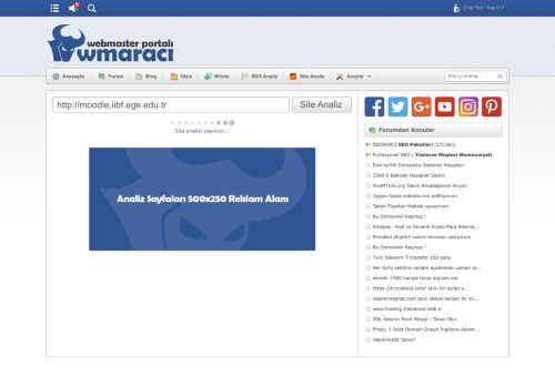 
                            6. Moodle.iibf.ege.edu.tr Site Analiz Raporu | WM Aracı