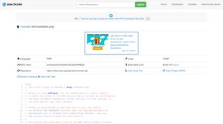 
                            6. moodlelib.php in moodle | source code search engine - Searchcode