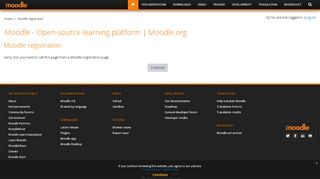 
                            2. Moodle.org: Moodle registration