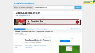 
                            6. moodle.sesirs.org.br at WI. SESI-RS - Ambiente Virtual de Ensino e ...