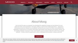 
                            13. Moog, Inc. - Precision motion control products, systems, servovalves ...
