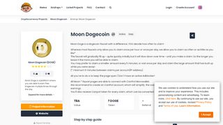 
                            13. Moon Dogecoin Airdrop » Get DOGE tokens (~TBA) for free - AirdropBob