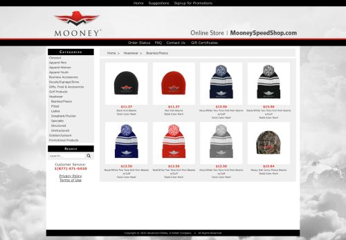 
                            11. - Mooney Speed Shop Fans - Headwear Beanies/Fleece - Apparel