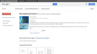 
                            7. Moonlighting Proteins: Novel Virulence Factors in Bacterial Infections - Google Books-Ergebnisseite