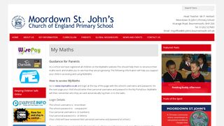 
                            9. Moordown St. John's C of E Primary School | My Maths