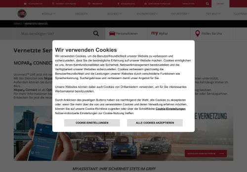 
                            7. Mopar Verbundene Dienste | Fiat Apps für Ihr Fahrzeug | Mopar DE