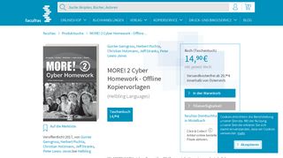 
                            12. MORE! 2 Cyber Homework - Offline Kopiervorlagen - Günter ... - Facultas