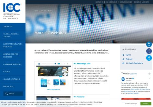 
                            12. More ICC websites - ICC - International Chamber of Commerce