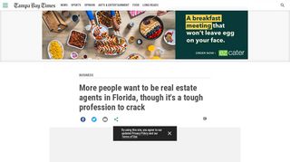
                            10. More people want to be real estate agents in Florida, though it's a ...