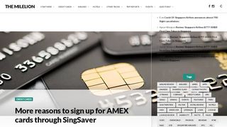 
                            8. More reasons to sign up for AMEX cards through SingSaver | The ...