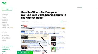 
                            8. More Sex Videos For Everyone! YouTube Sells Video Search ...