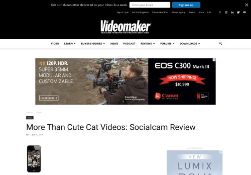 
                            7. More Than Cute Cat Videos: Socialcam Review - Videomaker