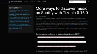 
                            4. More ways to discover music on Spotify with Tizonia 0.16.0