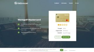 
                            7. Moregolf Mastercard - Läs recension & Ansök nu - Alltomkreditkort.se