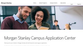 
                            2. Morgan Stanley Campus Application Center