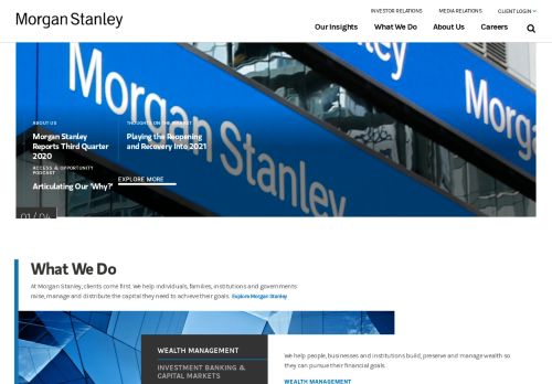 
                            2. Morgan Stanley