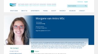 
                            8. Morgane van Antro MSc - NIOO-KNAW